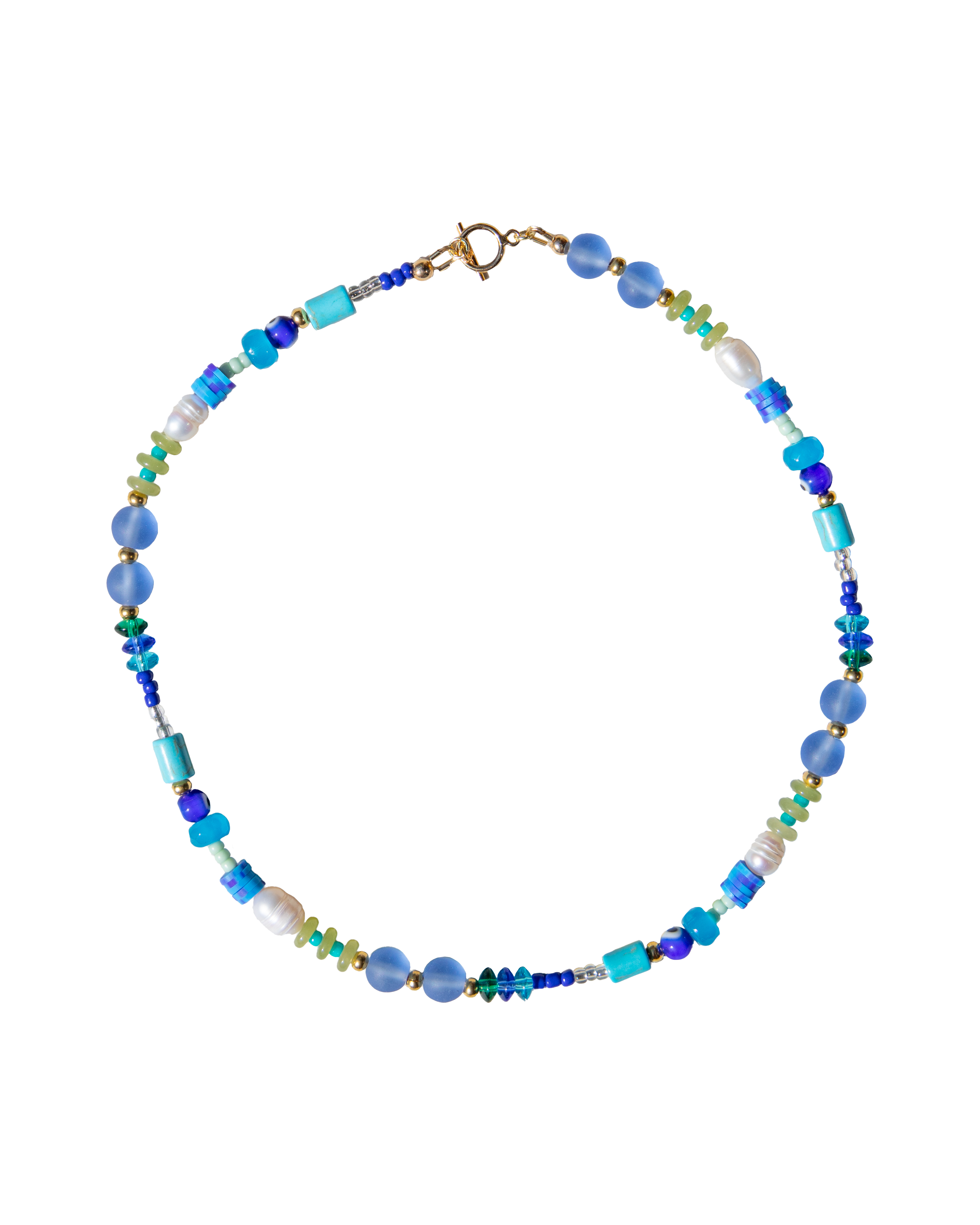 party mix beaded necklace