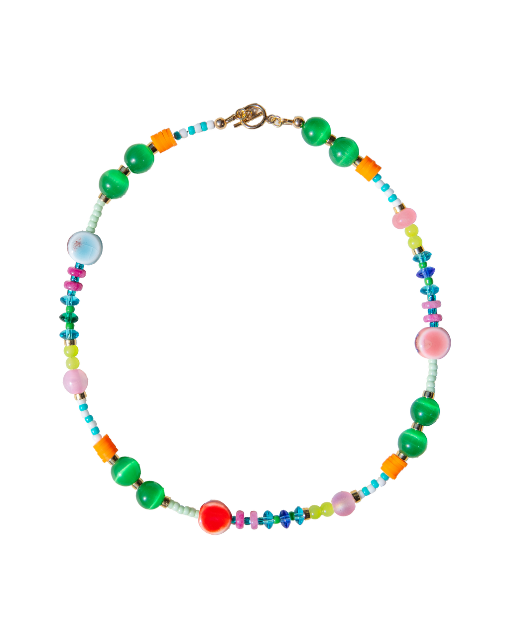 party mix beaded necklace