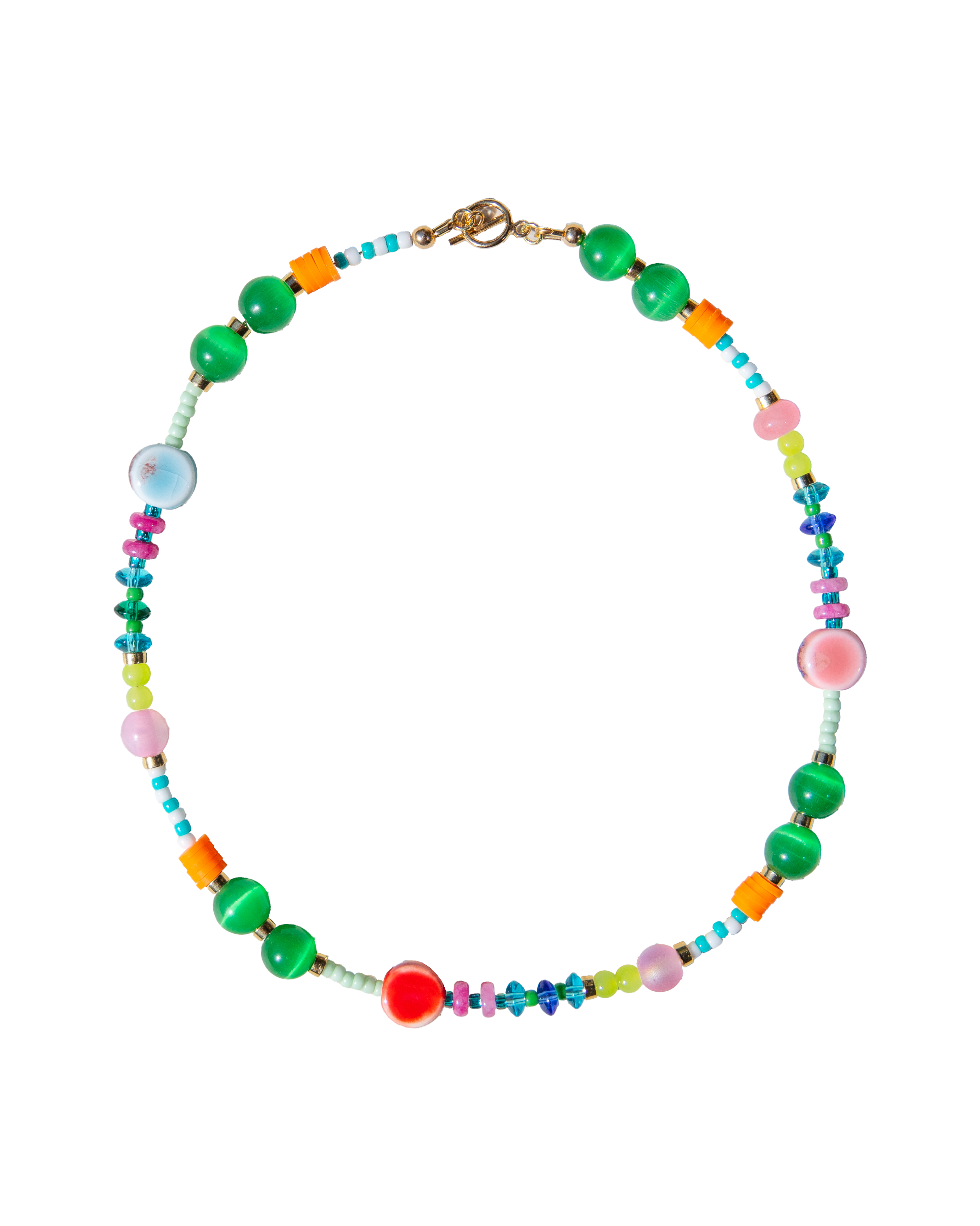 party mix beaded necklace