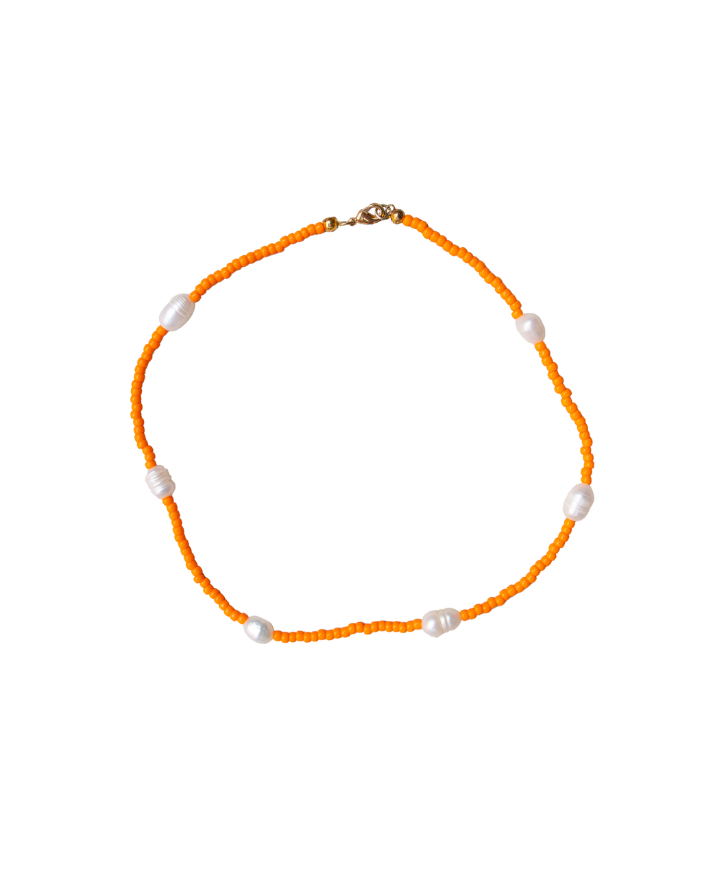 colorpunch pearl beaded necklace