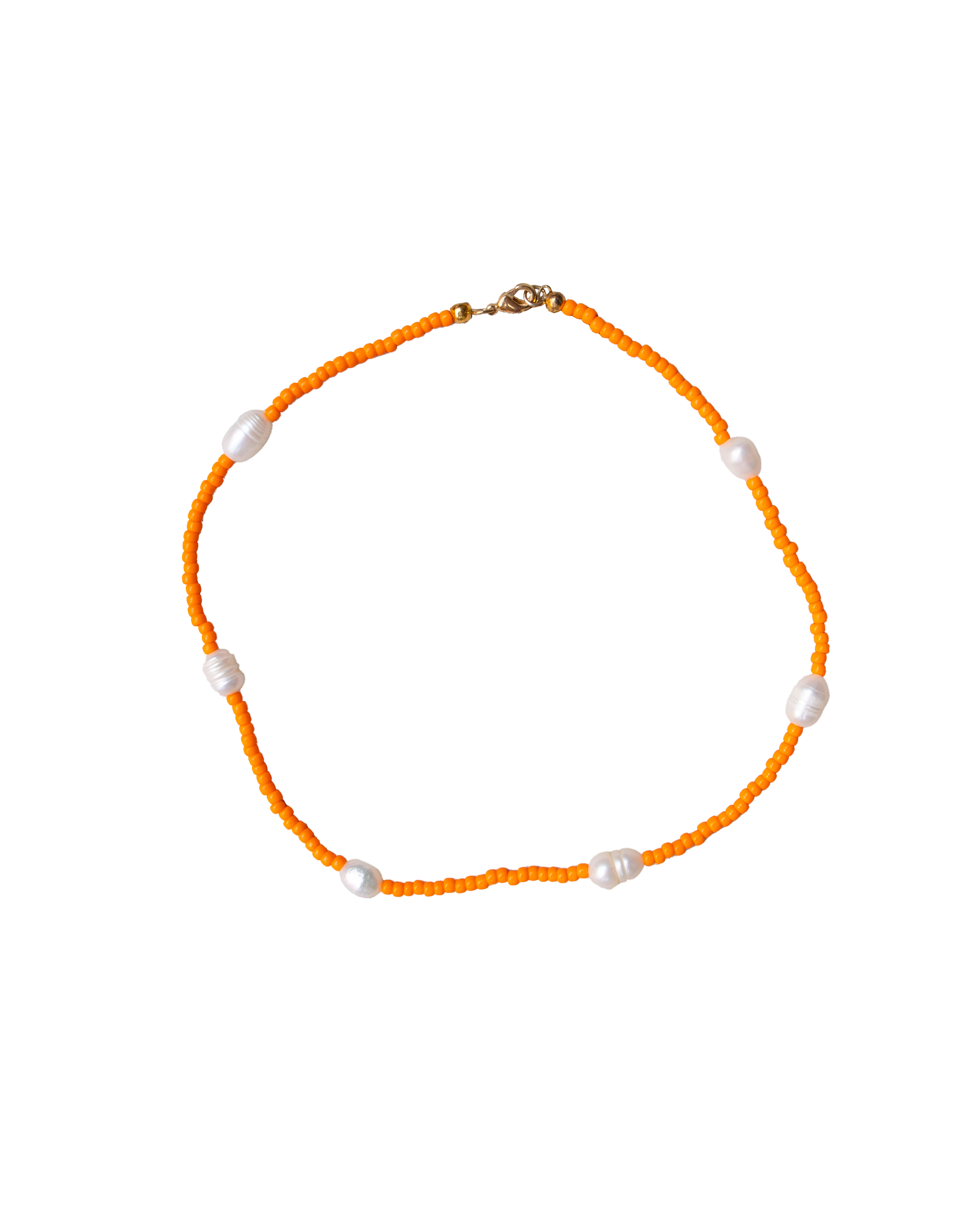 colorpunch pearl beaded necklace