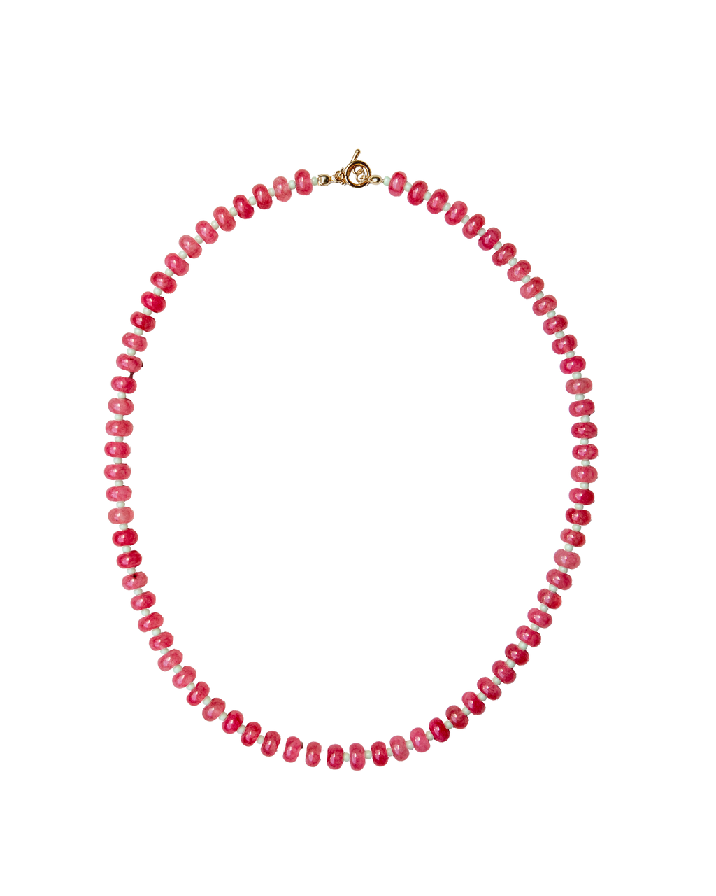 cotton candy sky beaded necklace