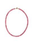cotton candy sky beaded necklace
