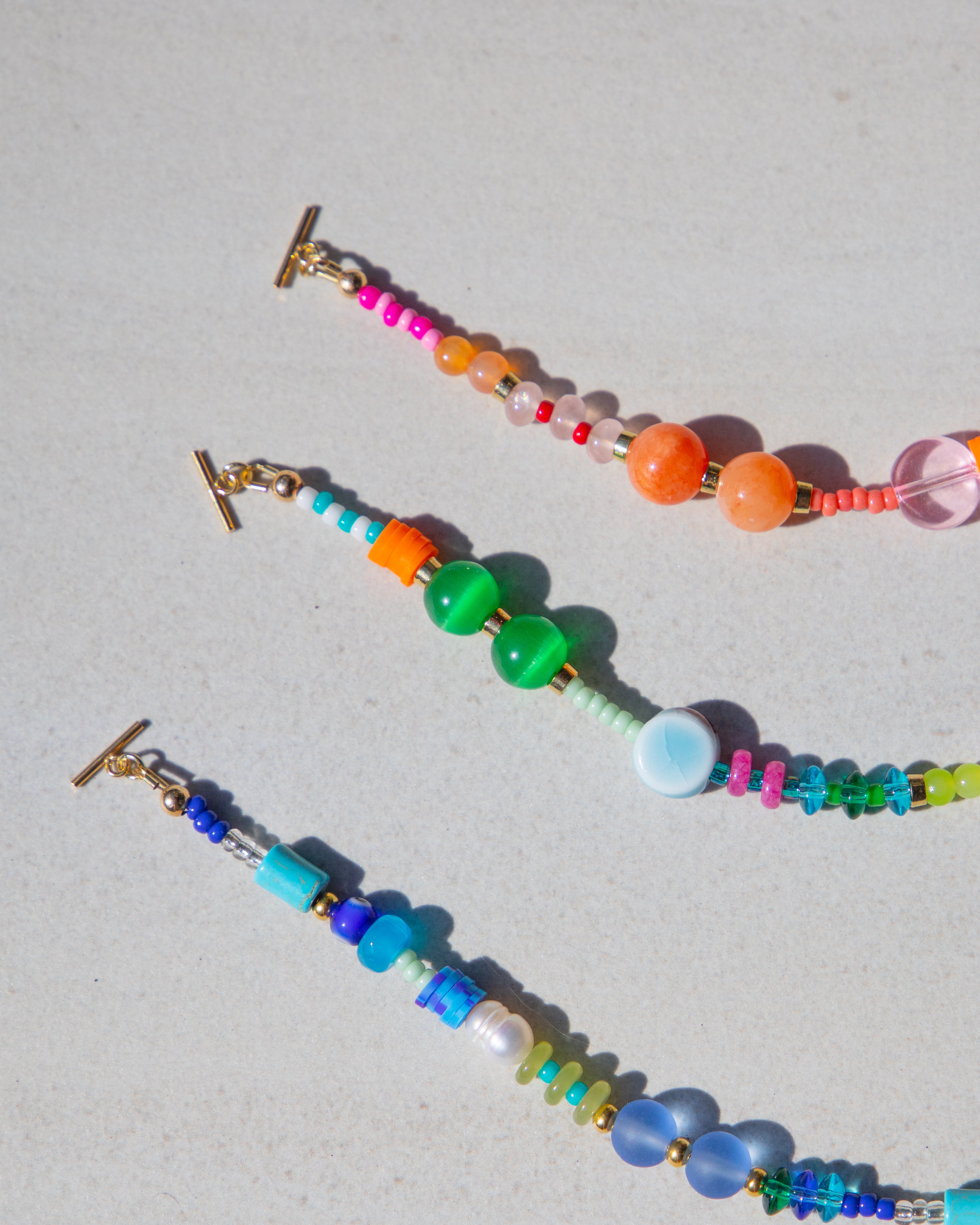 party mix beaded necklace